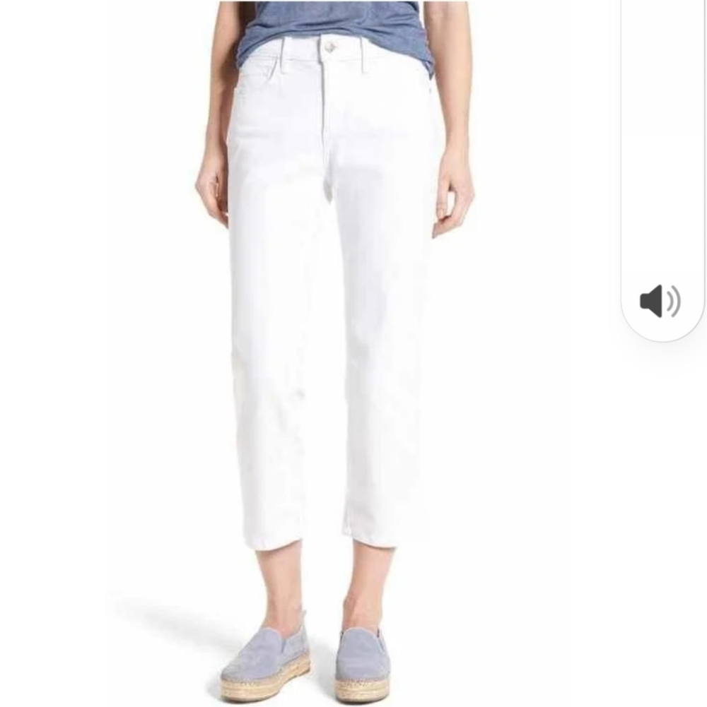 NYDJ Lorena Boyfriend Jeans Size 8 Summer Beach
